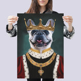 *NEU* Renaissance-Stil Tierportrait "Der König" (Poster auf Qualitätsdruck) - Print my Hero