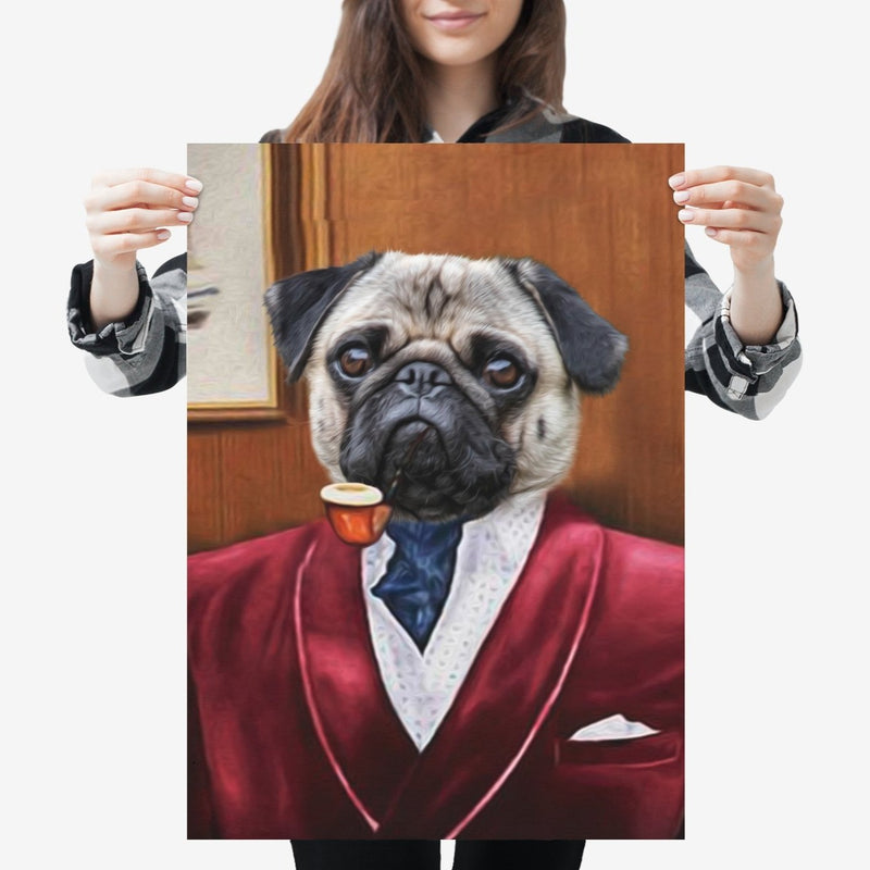 *NEU* Tierportrait "Der Gentleman" (wählbar als hochwertiges Poster mit und ohne Bilderrahmen) - Print my Hero